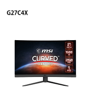 【享最高折300】MSI 微星 G27C4X 27型/FHD/250Hz/1ms/VA HDR曲面電競螢幕
