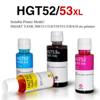 Refill Ink Dye Ink Compatible for HP GT 5810/5820/5822 For HP Smart Tank 450 455 500 510 515 516 519 530 559 570 610 615 651