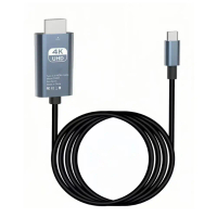 Penyesuai Type‑C ke HDMI 2025 untuk telefon bimbit, komputer dan TV, pemantulan skrin 6K, projektor 
