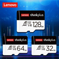 Lenovo Thinkplus Memory SD Card A1 U3 Class 10 Micro TF/SD Card 128GB 64G 32G Flash Memory SD Card For Surveillance Cam