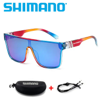 แว่นตาตกปลา, Shimano, สำหรับผู้ชายและผู้หญิง, ดีไซเนอร์สุดหรู, กรอบใหญ่, ป้องกัน UV400, เหมาะสำหรับก