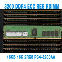 1PCS For MT RAM Memory 16GB 16G 2RX8 PC4-3200AA 3200 DDR4 ECC REG RDIMM