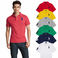 【RALPH LAUREN】RL POLO 年度爆刺繡大馬短袖POLO衫 上衣-青年款-多色組合(平輸品/)