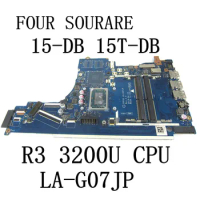For HP 15-DB 255 G7 Laptop Motherboard With Athlon 3050U/Ryzen 3 3200 CPU FPP55 LA-G07JP DDR4 Mainboard
