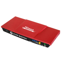 TESMART high-quality PAP HDMI 1.4 kvm switch mouse pass 1080p EDID auto scan IR remote kvm switch