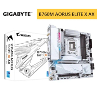 技嘉GIGABYTE B760M AORUS ELITE X AX D5主機板(LGA1700插槽)