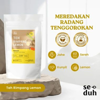KUSEDUH Teh Rimpang Herbal Untuk Membantu Menjaga Pola Makan Stabil | Serai, Kunyit, Jahe, Lengkuas
