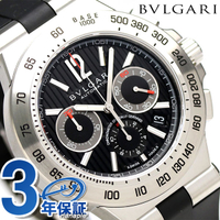ブルガリ 時計 BVLGARI ディアゴノ 42mm クロノグラフ DP42BSVDCH 手錶 品牌 ブラック 記念品