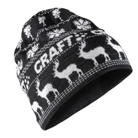 【CRAFT】Retro Knit Hat 針織羊毛帽.彈性透氣保暖護耳帽(1906511-999900 黑色)