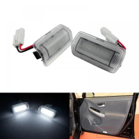 belook ไฟส่องพื้นบริเวณประตู 2x 24 SMD LED สีขาว สำหรับ Lexus IS ES LS RX GX LX GS H9K5Qตัวตัดโซ่ เค
