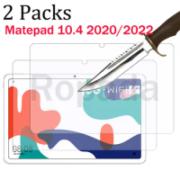 2PCS Glass screen protector for Huawei matepad 10.4 2020 2022 10.4‘’ tablet protective film HD Clear 9H hardness
