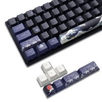 78 Keys Black Coral Sea PBT Keycap Cherry Profile Keycap DIY Dye-Sub Cherry Gateron MX Switches For Gamer Mechanical Keyboards