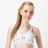 Funklouz Young Girls Cotton Bra Teen Student Sports Training Bra Teenage  Girl Underwear