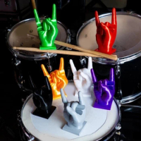 Drumstick Display Stand Rock Hand Shaped Drum Holder Drumstick Presentation Rack Accessories For Music Studios