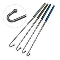 Uterine hook pet Dogs Cats Animal Ovariectomy Spay Snook With Ball Veterinary Orthopedic Instruments