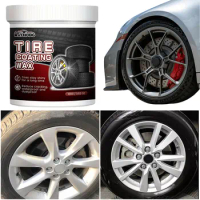 100g Powerful Car Wheel Cleaning Coating Wax Brightening Renovate Tire Gloss Coating Tyre Wheel Rims