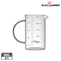 【BLACK HAMMER】 耐熱玻璃量杯-500ML