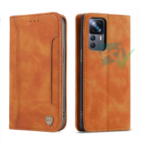 Casing Untuk Handphone Xiaomi Mi 12T 5G Super Slot Wallet Case PE Leather Full 360 Degree TPU Waterp