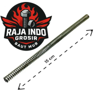 SPRINGER PER PANJANG 150mm 15cm tebal 6mm per rem koplimg universal motor mobil toko sparepart