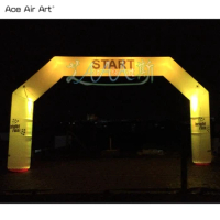 Lighting Inflatable Race Archway For Outdoor Running Contest Start/Finish Line Made By Ace Air Art