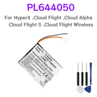 New Wireless Headset Battery 3.7V/1500mAh PL644050 For HyperX Cloud Flight, Cloud Alpha, Cloud Flight S +Free Tools