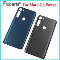 Full Tested New For Motorola Moto G8 Power Back Battery Cover Door Rear Glass Housing Case G8 Power Battery Cover housing