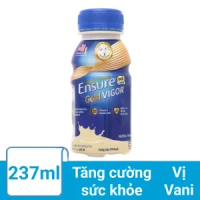 Sữa pha sẵn Ensure Gold Vigor vani chai 237ml
