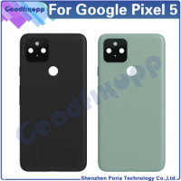 For Google Pixel 5 Battery Cover Door Housing Case Rear Cover For Google Pixel5 GD1YQ GTT9Q Back Cover