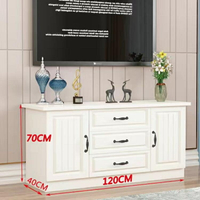 電視櫃 歐式實木電視櫃現代簡約客廳小戶型簡易收納櫃子地櫃臥室儲物高款