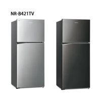 Panasonic 國際牌 422L雙門無邊框鋼板變頻冰箱 NR-B421TV