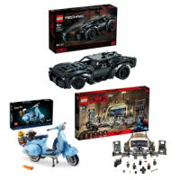 【LEGO 樂高】偉士牌機車10298蝙蝠車 2022新款 42127 蝙蝠洞 Riddler 對峙 76183 三套優惠組(代理版)