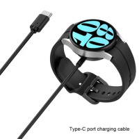 Type-C/USB-A Charger Cable Support PD Fast Charging Fast Charging Cable Replacement 1m for Samsung Galaxy Watch6/5/4 Active 1/2