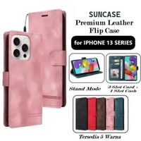 SUNCASE Iphone 13 series cover hp model dompet multi fungsi flip case wallet leather IPHONE 13 SUNCA