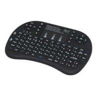 Rii i8+ Wireless Keyboard English with TouchPad Backlit Mouse Combo for PC HTPC IPTV Android TV Box