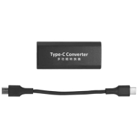 USB C To Slim Tip Adapter Square 45W Convert Charger To Type C For Lenovo Thinkpad, Samsung S8/S9/Note, Surface