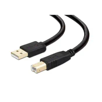 Printer Cable 15 feet USB Printer Cable Cord Type AMale to BMale Printer USB Cable for PrinterScannerGoldPlated