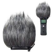 Recorder Furry Outdoor Windscreen Muff for pop Filter Wind Cover Shield Fits for ZOOM H1 Handy Portable Recorder Drop Shipping
