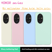 Sarung Telefon, Warna Jeli Tiada Lubang Halus, untuk HONOR 100, 100pro, 100pro +, 200, 200pro, 50, 5
