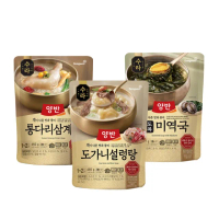【韓味不二】韓國兩班頂級即食湯品460g/包(御膳牛膝雪濃湯/御膳雞腿蔘雞湯/御膳莞島鮑魚海帶湯)