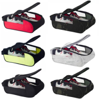 1Pcs Golf Shoes Bag Portable Zipped Sports Bag Shoe Case Breathable Golf Shoe Bag - Zippered Shoe Carrier Bags Case Pocket Pouch