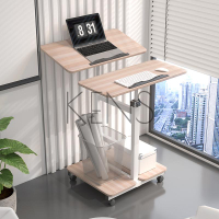 書桌 電腦桌 定制站立辦公學習家用移動降簡約書桌可伸縮床邊桌