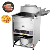Commercial Gas Fryer Energy Saving Deep Fryer Stainless Steel French Fries Frying Machine