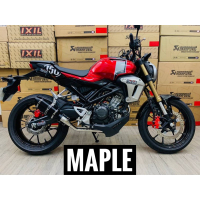 Maple排氣系統 Honda Cb150r 直上 全段小六角排氣管