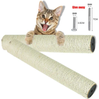 Cat Scratching Post Replacement Sisal Tree Refill Pole with M8 Screw Sisal Scratch Post Replacement Parts and Extension Post