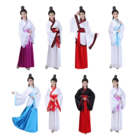 Ancient Traditional Chinese Hanfu Dress Elegant Folk Dance Costumes Woman Fairy Vintage Han Dynasty Festival Tang Suit Clothing