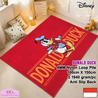 Disney Donald Duck Official Merchandise karpet 100 cm x 150 cm bermain anak bayi motif kartun karakt