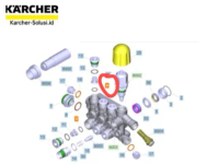 Karcher KQ2-0146 O-Ring seal D 15.54x2.6 untuk Valve HD 7/11