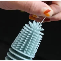 Sikat Botol Silikon - Sikat Pembersih Botol Gagang Panjang