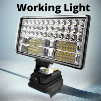 3/4/5/8Inch Led Light Portable Spotlights Cordless Outdoor Work Fishing Handheld Emergency Tool Light Fit 20v Makita Batteryt