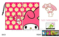 日本正版 sanrio 三麗鷗 My Melody 美樂蒂 多功能 小物袋/手機袋/萬用袋/束口袋 《 輕薄好用喔 》★ Zakka'fe ★